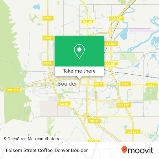 Folsom Street Coffee, 1795 Folsom St Boulder, CO 80302 map