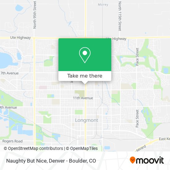 Mapa de Naughty But Nice