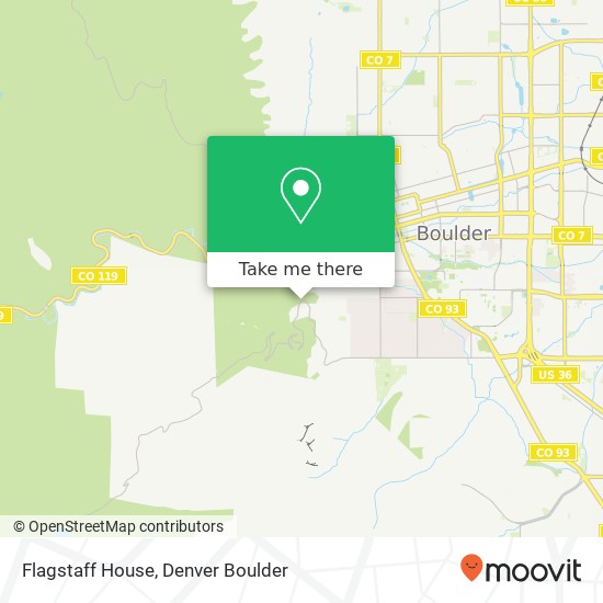 Mapa de Flagstaff House