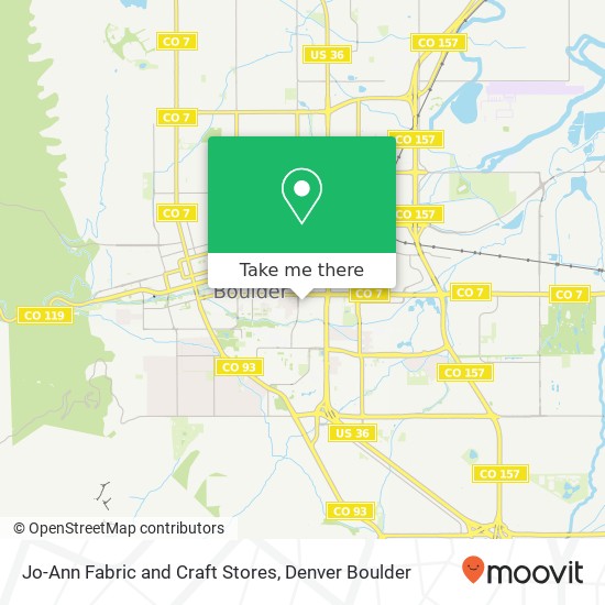 Jo-Ann Fabric and Craft Stores map