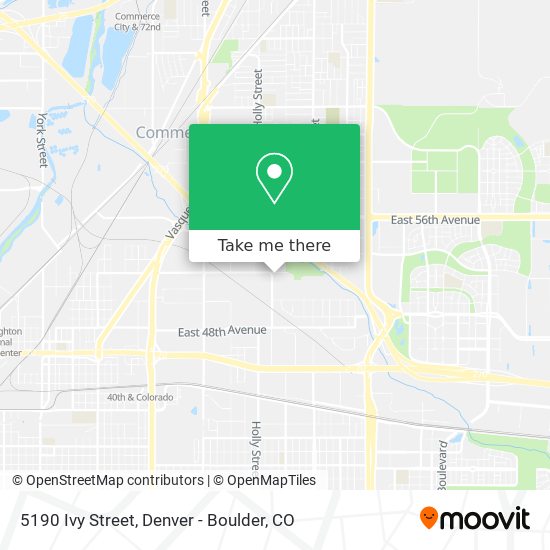 5190 Ivy Street map