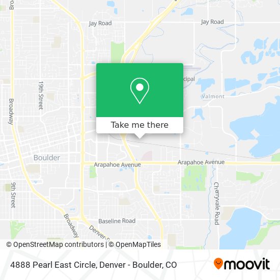 Mapa de 4888 Pearl East Circle