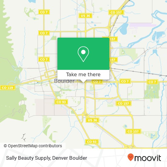 Mapa de Sally Beauty Supply