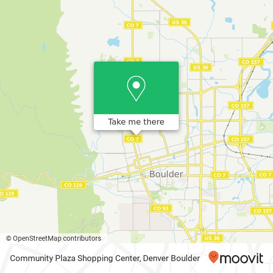 Community Plaza Shopping Center map