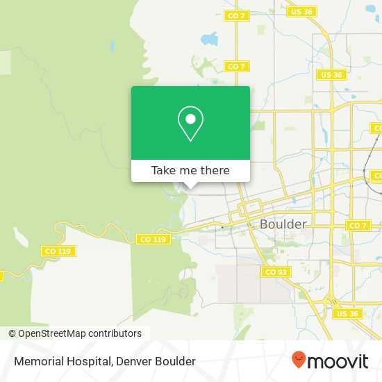 Mapa de Memorial Hospital