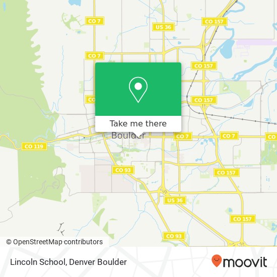 Mapa de Lincoln School