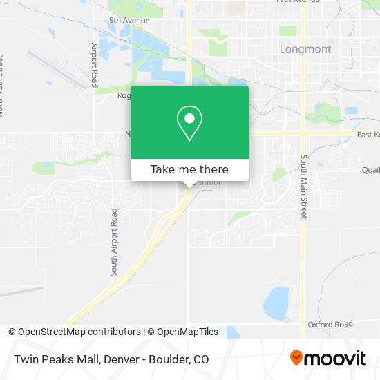 Twin Peaks Mall map