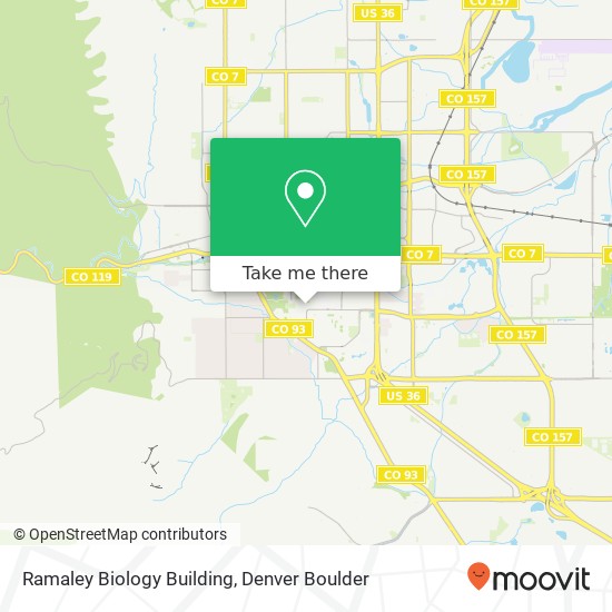 Ramaley Biology Building map