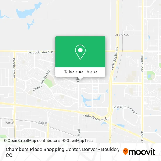 Chambers Place Shopping Center map