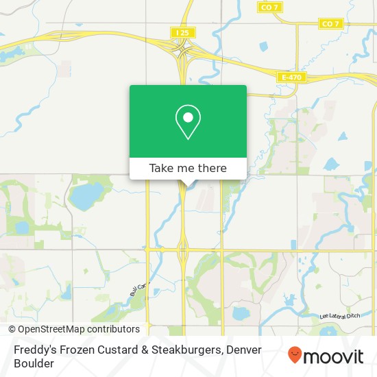 Freddy's Frozen Custard & Steakburgers map