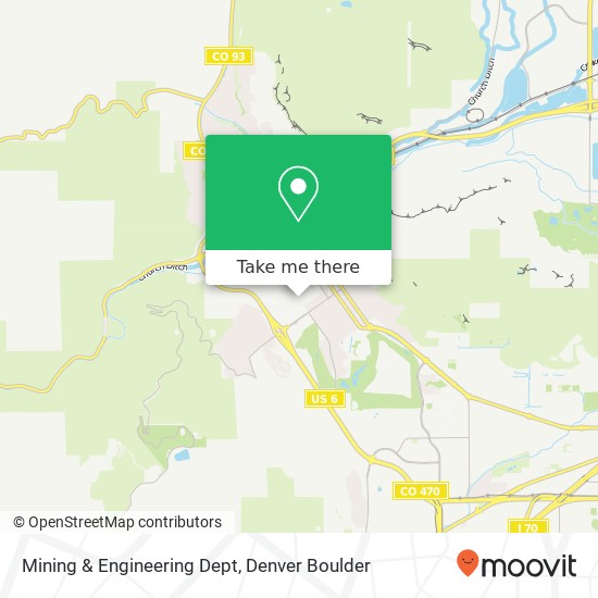 Mapa de Mining & Engineering Dept