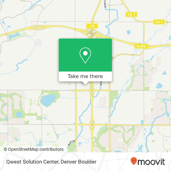 Qwest Solution Center map