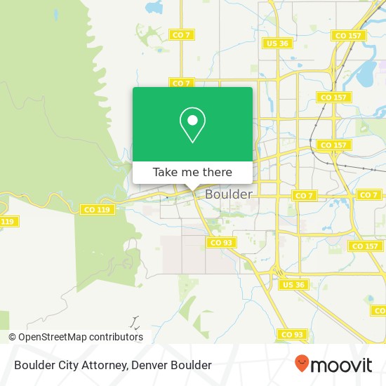 Boulder City Attorney map