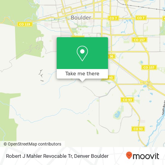 Mapa de Robert J Mahler Revocable Tr