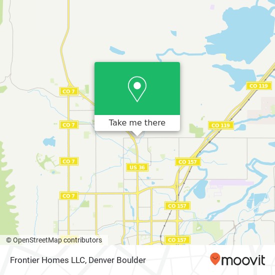 Frontier Homes LLC map