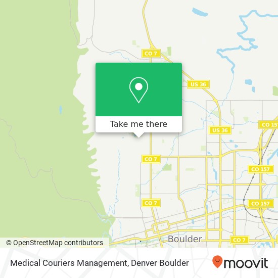 Medical Couriers Management map