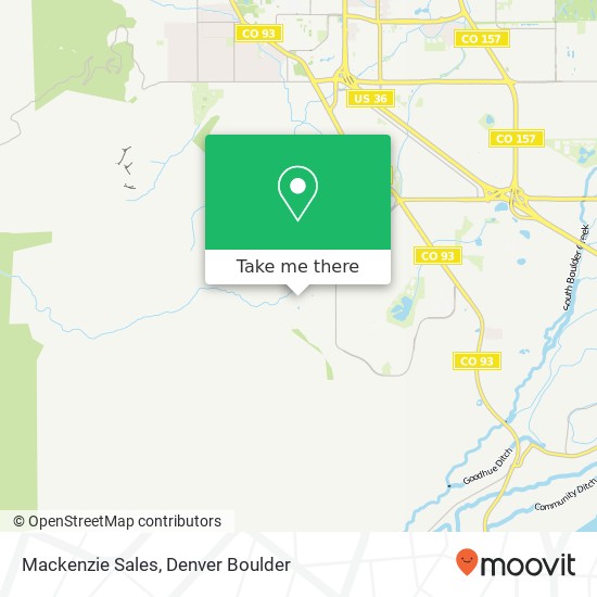 Mackenzie Sales map
