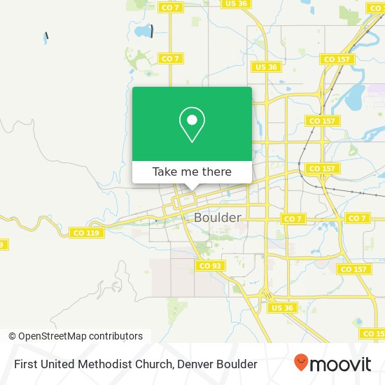 First United Methodist Church map