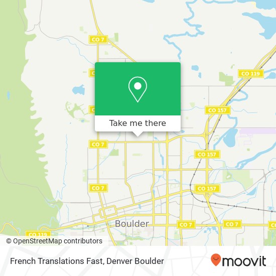 Mapa de French Translations Fast