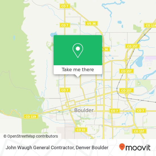 John Waugh General Contractor map