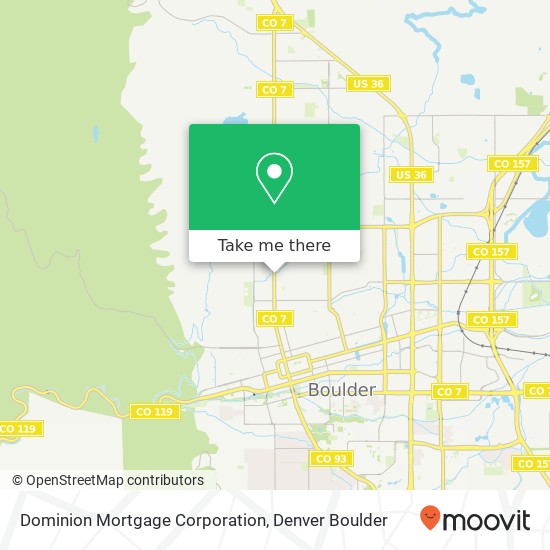 Mapa de Dominion Mortgage Corporation
