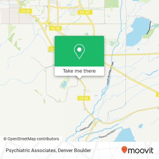 Psychiatric Associates map