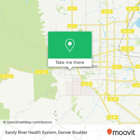 Mapa de Sandy River Health System