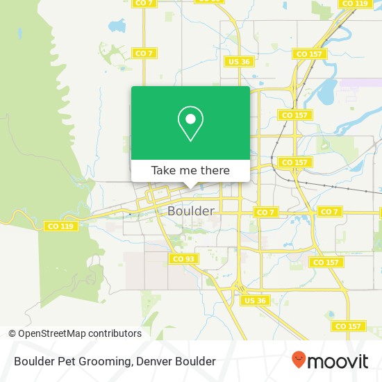 Boulder Pet Grooming map