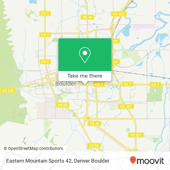 Eastern Mountain Sports 42 map