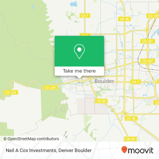 Neil A Cox Investments map