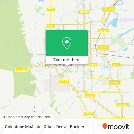 Goldstone McAlister & Acc map