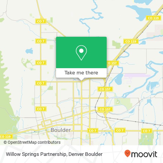 Willow Springs Partnership map