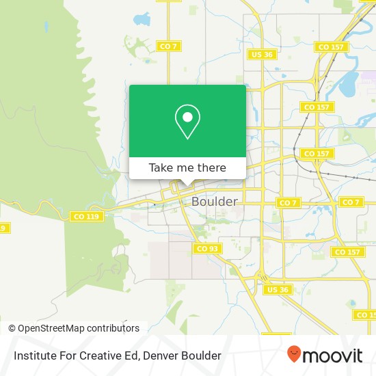 Institute For Creative Ed map