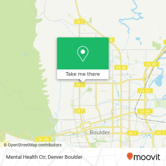 Mapa de Mental Health Ctr