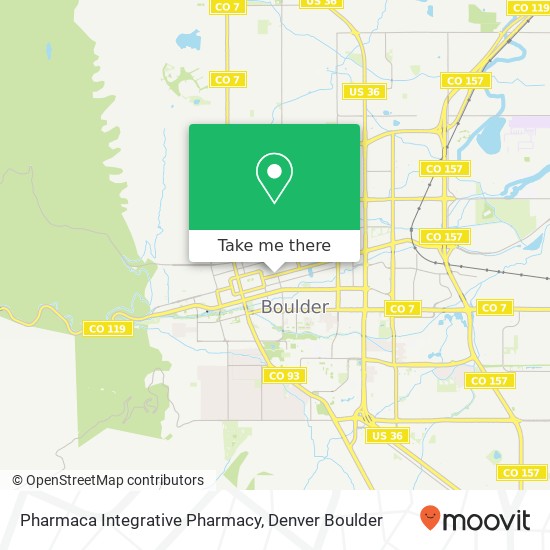 Pharmaca Integrative Pharmacy map