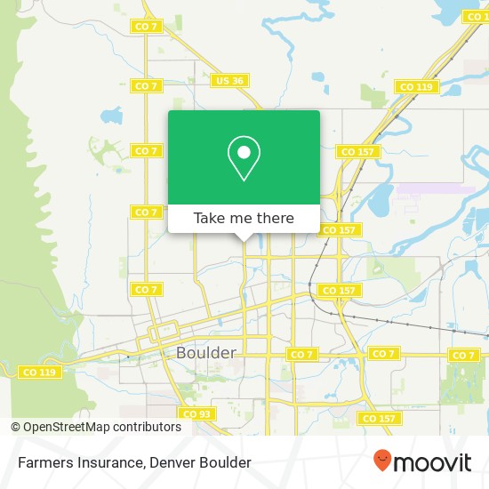 Mapa de Farmers Insurance