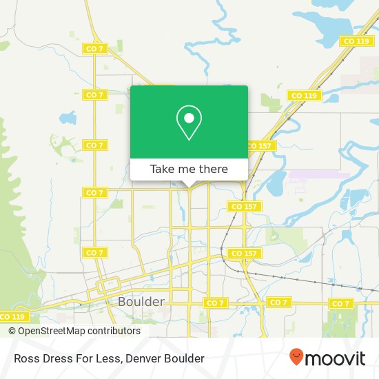 Mapa de Ross Dress For Less