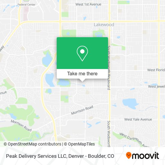 Peak Delivery Services LLC map
