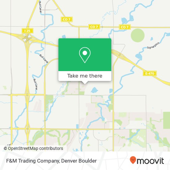 F&M Trading Company map