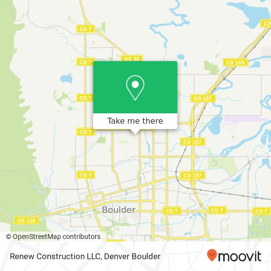 Mapa de Renew Construction LLC