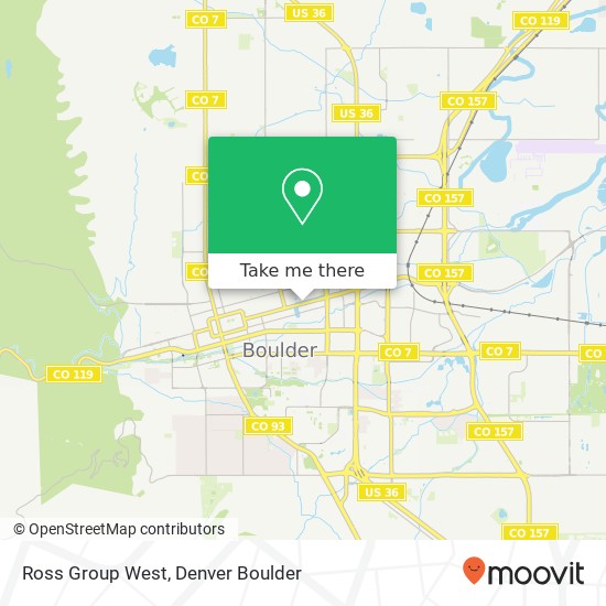 Ross Group West map