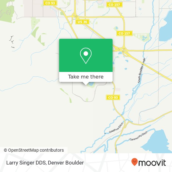 Larry Singer DDS map