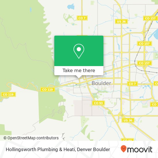 Mapa de Hollingsworth Plumbing & Heati