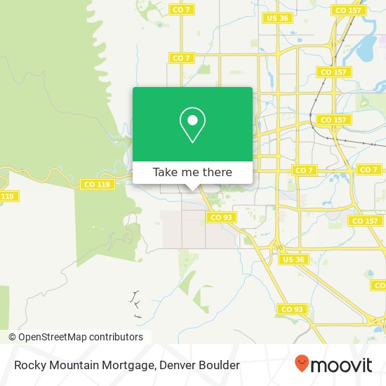 Mapa de Rocky Mountain Mortgage