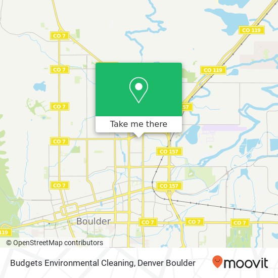 Budgets Environmental Cleaning map