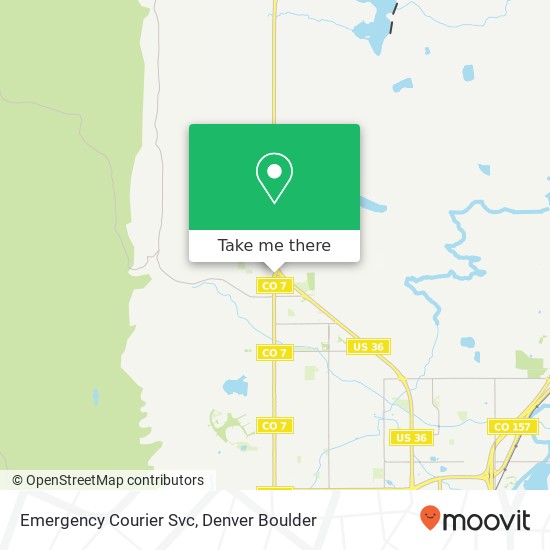Emergency Courier Svc map