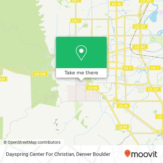 Dayspring Center For Christian map