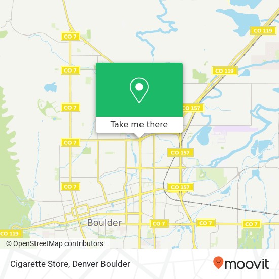 Cigarette Store map