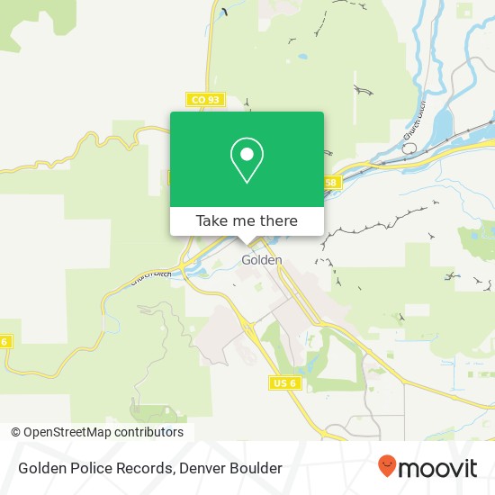 Golden Police Records map