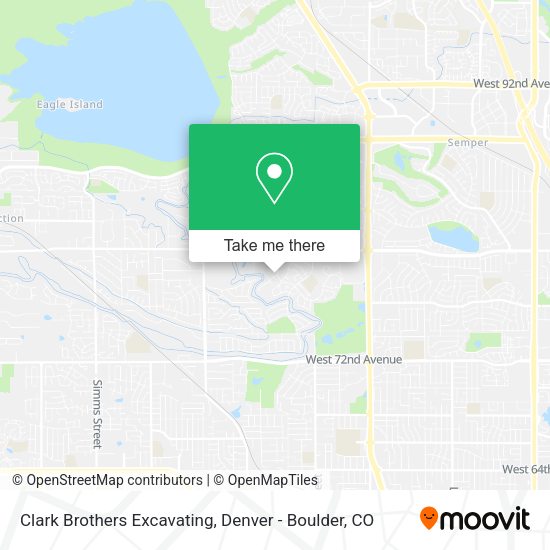 Clark Brothers Excavating map